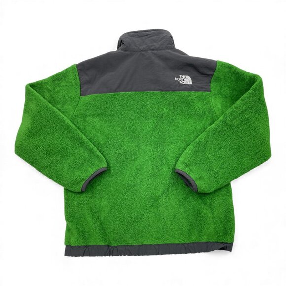 The North Face Green Gray Fleece Polartec Zip Jacket Boys Kids Medium 10-12 - Picture 9 of 9